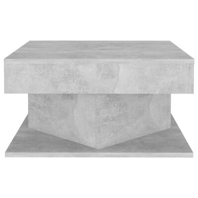 vidaXL Salontafel 57x57x30 cm spaanplaat betongrijs