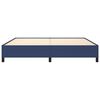 vidaXL Bedframe zonder matras stof blauw 200x200 cm