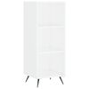 vidaXL Schappenkast 34,5x32,5x90 cm bewerkt hout wit