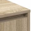vidaXL LED Sideboard Sonoma Eiken 90 x 32 x 75 cm Bewerkt hout