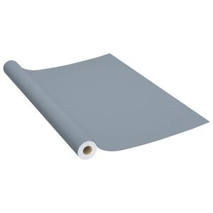 vidaXL Meubelfolie zelfklevend 500x90 cm PVC grijs