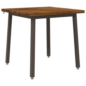 vidaXL 60 x 55 x 75 cm Massief Acaciahout Natuurlijk en Koffie
