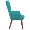 vidaXL Fauteuil Turquoise 63 x 67 x 94 cm Fluweel