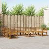 vidaXL Buiten bankenset 11 pcs Naturel Massief Acaciahout