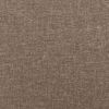 vidaXL Boxspring met matras stof taupe 120x190 cm