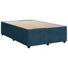 vidaXL Boxspring met matras fluweel blauw 120x200 cm
