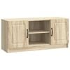 vidaXL TV-kast Sonoma Eiken 102 x 34,5 x 47 cm Bewerkt hout