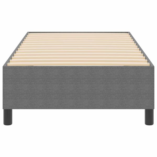 vidaXL Platform bedframe Lichtgrijs 100 x 200 cm Stof