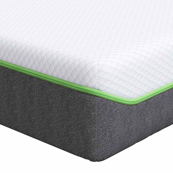 vidaXL Matras Wit en Grijs 70 x 200 cm Jacquard stof