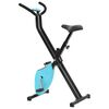 vidaXL Hometrainer X-bike bandweerstand blauw