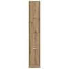 vidaXL Apothekerskast 30x41x174,5 cm bewerkt hout artisanaal eiken
