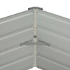 vidaXL Plantenbak verhoogd 129x129x45 cm gegalvaniseerd staal groen