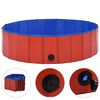 vidaXL Hondenzwembad inklapbaar 120x30 cm PVC rood