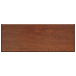 vidaXL Raamsokkel Bruin hout 80 x 30 x 4,5 cm PVC