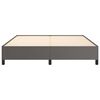 vidaXL Bedframe kunstleer grijs 160x200 cm