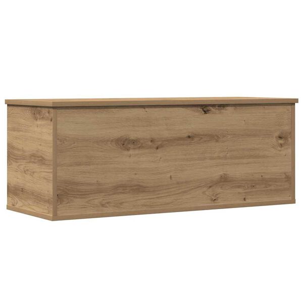 vidaXL Opslagdoos Artisan Eiken 90 x 35 x 35 cm Bewerkt hout