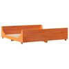 vidaXL Bedframe zonder matras massief grenenhout wasbruin 180x200 cm