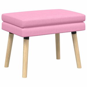 vidaXL Dubbel Laagige Bank Roze 60 x 40 x 46 cm Stof