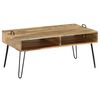 vidaXL Salontafel 100x60x45 cm massief mangohout