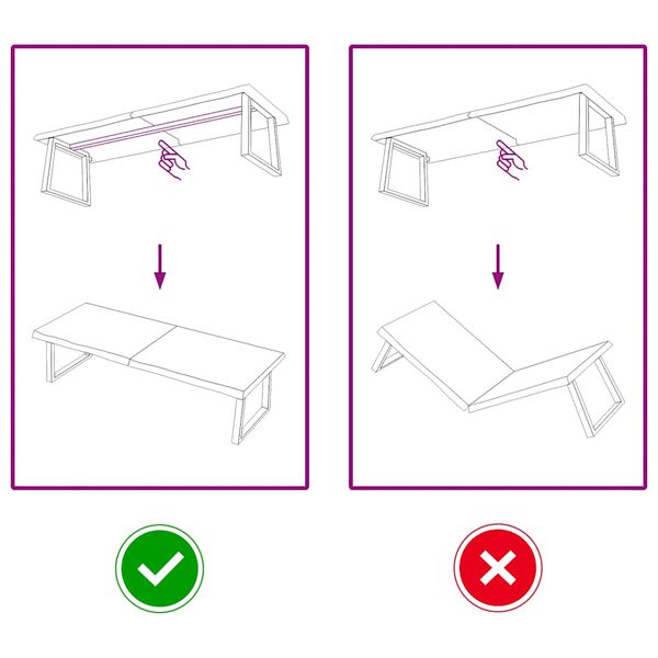 vidaXL Wandschap 160x60x(2-4)cm behandeld massief eikenhout lichtbruin