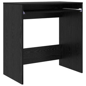 vidaXL Bureau Zwart Eiken Bewerkt hout 77.5 x 43 x 79 cm