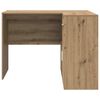 vidaXL Hoekbureau met lade Artisan Eiken 102 x 88 x 75 cm