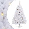 vidaXL Kunstkerstboom Wit 80 x 80 x 150 cm PVC en Metaal