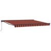 vidaXL Luifeldoek Geel en Oranje 400 &times; 350 cm Polyester