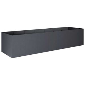 vidaXL Plantenbak Antraciet 280 x 80 x 60 cm Koudgewalst staal