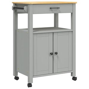 vidaXL Keukentrolley MONZA 60x40x88,5 cm massief grenenhout