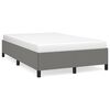 vidaXL Bedframe zonder matras 120x190 cm stof donkergrijs