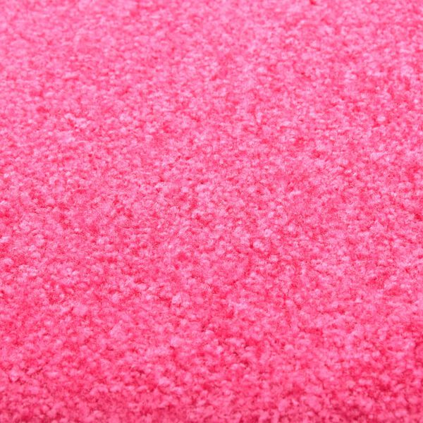 vidaXL Deurmat wasbaar 120x180 cm roze