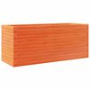 vidaXL Plantenbak 110x40x45,5 cm massief grenenhout wasbruin