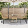 vidaXL Tuinstoel bruin poly rattan 2 st