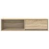vidaXL Tv-meubel 100x31x25,5 cm bewerkt hout sonoma eikenkleurig