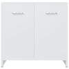 vidaXL 4-delige Badkamermeubelset wit