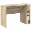 vidaXL Bureau Sonoma Eiken 109 x 50 x 78 cm Bewerkt hout