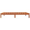 vidaXL Bedframe zonder matras massief grenenhout wasbruin 90x190 cm