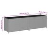 vidaXL Tuinbox 200x50x60 cm poly rattan bruin