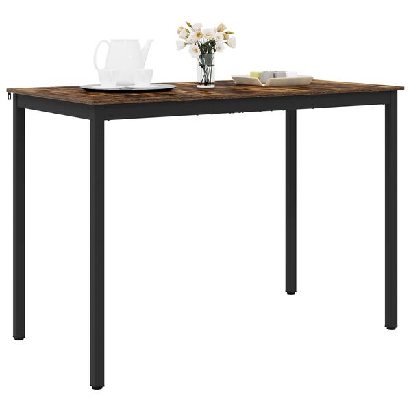 vidaXL Staande Bartafel Bewerkt hout