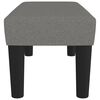 vidaXL Bankje 70x30x30 cm stof donkergrijs