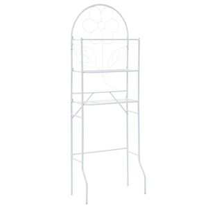 vidaXL Badkamerrek 60x33x174 cm wit
