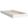 vidaXL Bedframe bewerkt hout wit 100x200 cm