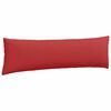 vidaXL Sofa Kussens 2 stuks Rood 145 x 40 cm Stof