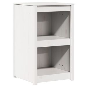 vidaXL Keukenkast met plank Wit 55 x 55 x 92 cm Massief grenenhout