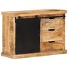 vidaXL Dressoir 80x30x55 cm massief ruw mangohout