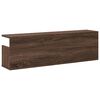 vidaXL Wandkast 100x20x30 cm bewerkt hout bruin eikenkleur