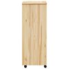 vidaXL Rolling Cabinet met Laden MOSS Heldere Vernis 53 x 39 x 103 cm