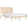vidaXL Bedframe massief hout 140x190 cm