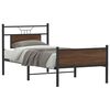 vidaXL Bedframe zonder matras bewerkt hout bruin eikenkleur 90x200 cm